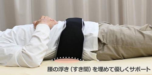 個々の腰の形状や体格に合わせて最適な高さに設定できます